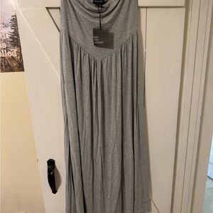 See You Monday Gray Maxi Dress